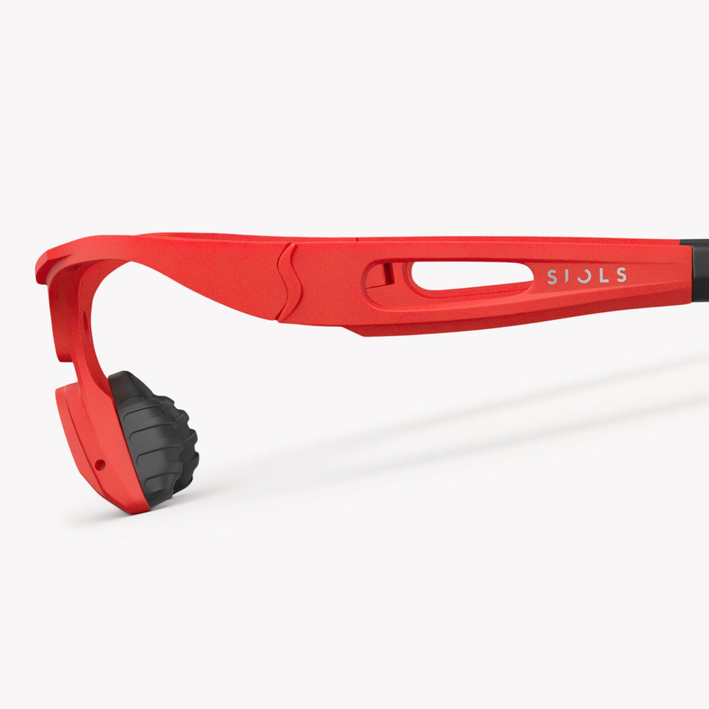Спортивные очки с диоптриями Siols / AERO.Running / Vario Clear 10-75% Red Mirror / Photochromic Lens / Racing Red