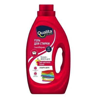 QUALITA Гель д/стирки цветного белья 2000мл.