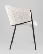 Стул обеденный Carmel бело-серый