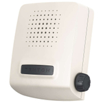 Звонок проводной Сверчок тройной ди-до 220В 80-90дБА регулир. громкости бел. МОНОМАХ СВ-02Р