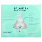 Evenflo Feeding, Balance+, флаконы, широкая, от 0 месяцев, медленное поток, 3 флакона по 270 мл (9 унций)