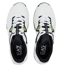 Теннисные кроссовки EA7 Unisex Woven Sneaker Clay - White Blue