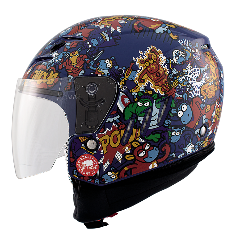 Мотошлем Shiro SH-20 Supersheep mix