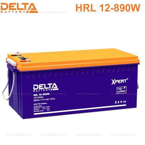 Аккумуляторная батарея Delta HRL 12-890W Xpert (12V / 200Ah)