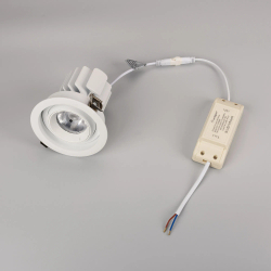 Светильник MS-VORTEX-BUILT-R110-20W Warm3000 (WH-WH, 40 deg, 230V) (Arlight, IP20 Металл, 5 лет) 056566