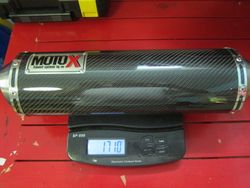 Full Exhaust System for Honda CRF250L-M-Rally (2012-2020). Made in Thailand. MOTO-X V.1 Carbon