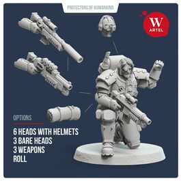 Комплект миниатюр Scout`n`Recon Squad 28mm