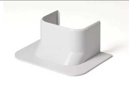 Прямой ввод в стену 74х55 мм.