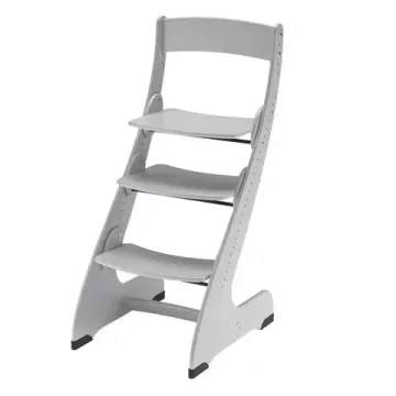 Растущий стул "ПАВЛИН"+, серый