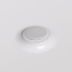 DK2080-WH Встраиваемый точечный светильник для натяжных ПВХ потолков INVIZ, IP 20, до 9 Вт, GU10, LED, белый, ABS-пластик