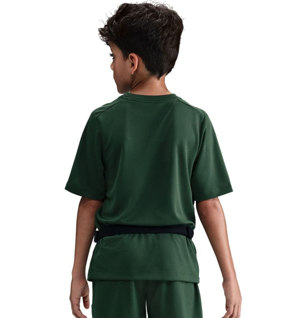 Детская теннисная футболка Nike Boys Multi Dri-FIT Short-Sleeve - fir/white