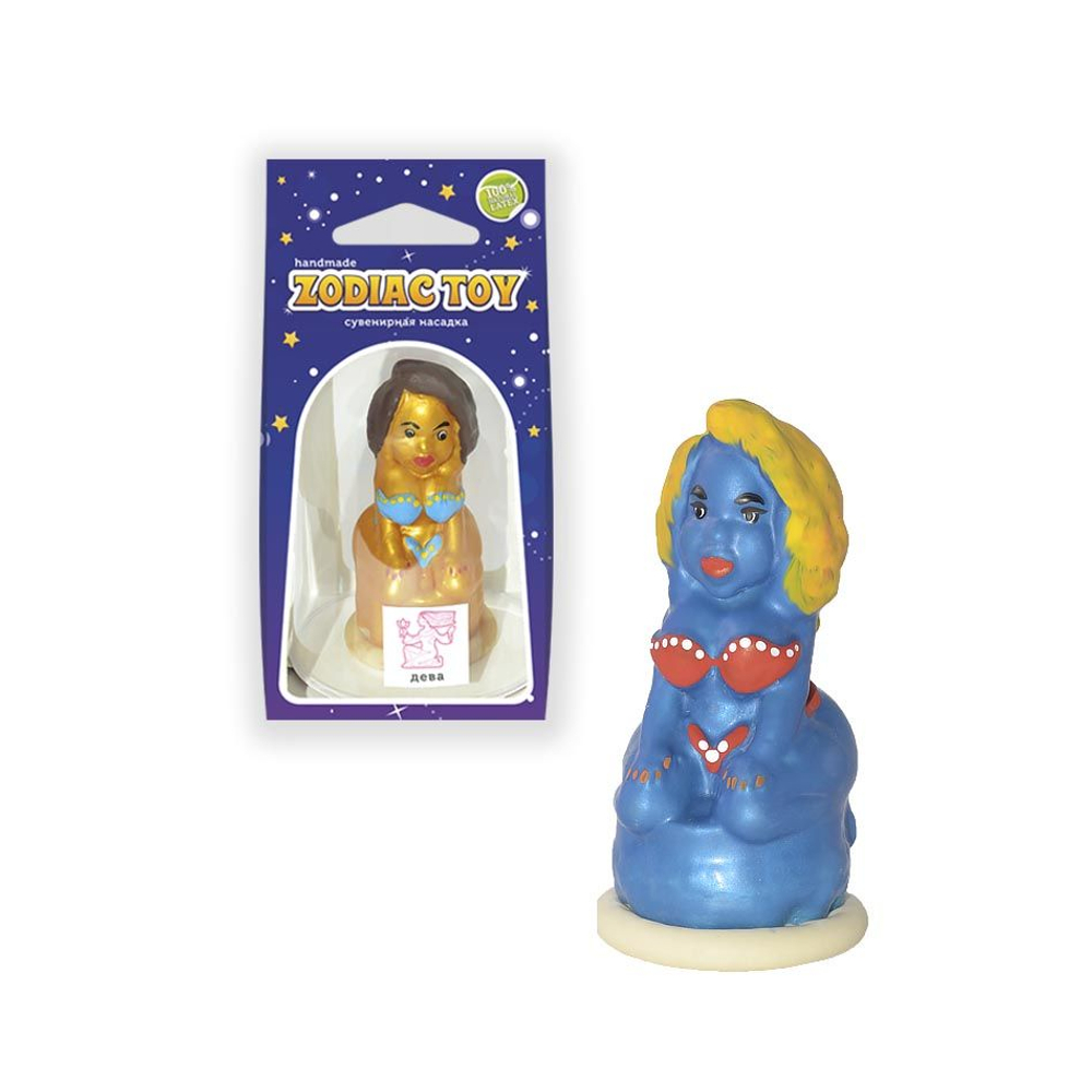 Сувенирный латексный презерватив Дева (Цвет: разноцветный)