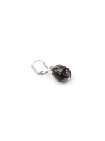 Серьги из родонита rose001-prbo