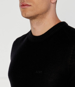 Хлопковый свитер avac_c BOSS ORANGE - черный(50501762)