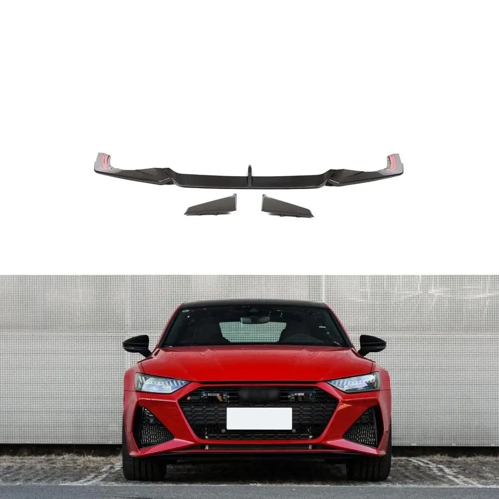 Карбоновая губа для AUDI RS7 4K 2019+ Ауди обвес