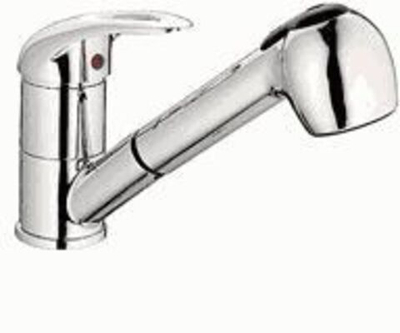 смеситель кухня LEDEME картридж д.40мм цинк с вытягивающейся лейкой L6002-B