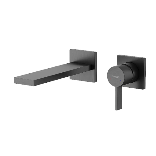 Смеситель для раковины Sancos Linn SC9021GG вороненая сталь