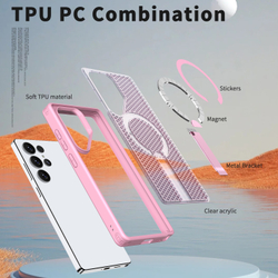 Прозрачный чехол Mesh Pro Magnetic Case для Samsung Galaxy S25 Ultra