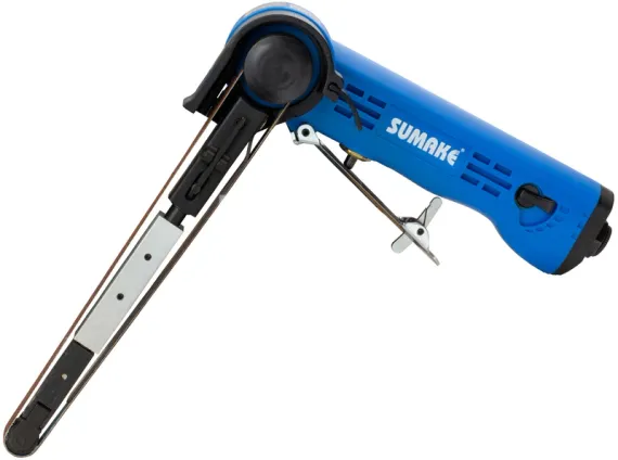 Пневматическая ленточная шлифовальная машина Sumake ST-BS110E с лентами 13x457 мм