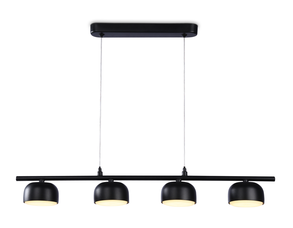 Светильник подвесной TN71039/4 BK черный GX53/4 max 12W 600*80*1100