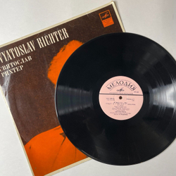 Винтажная виниловая пластинка LP Святослав Рихтер, Ф. Лист Концерт № 1 Для Фортепиано С Оркестром, Концерт № 2 Для Фортепиано С Оркестром (СССР 1977)