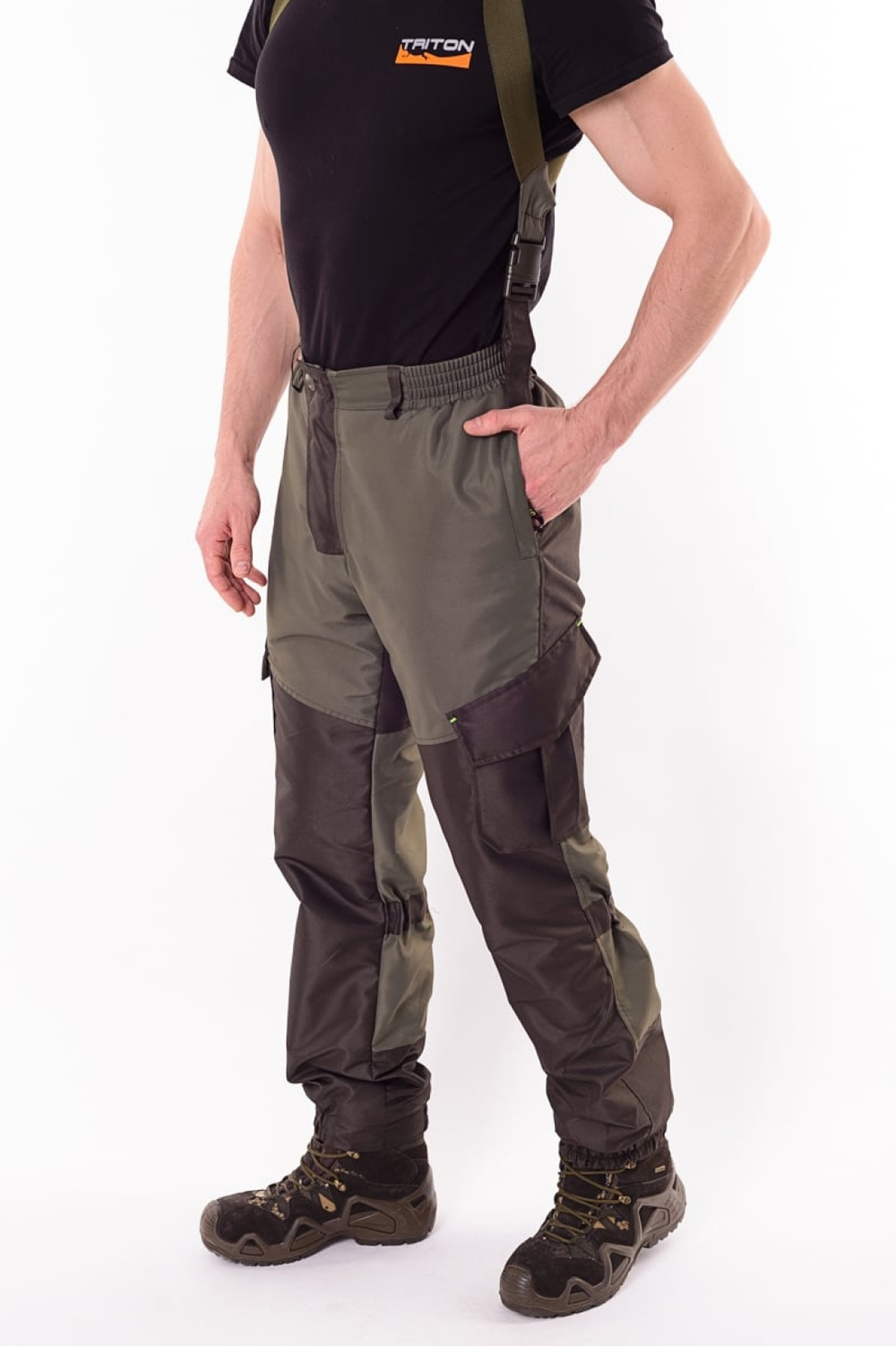 Костюм "ГОРНЫЙ" -5 (Таслан, Флис, Темный Хаки)