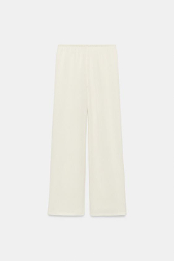 ZARA БРЮКИ В СТИЛЕ РУСТИК, ЭКРЮ