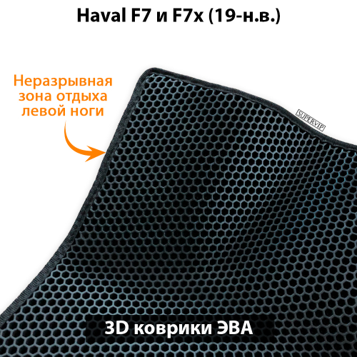 Передние автомобильные коврики ЭВА для Haval F7 I (18-24г.) и F7x I (19-24г.)