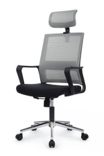 Кресло Riva Минт RCH M1029HBE Серый/Черный