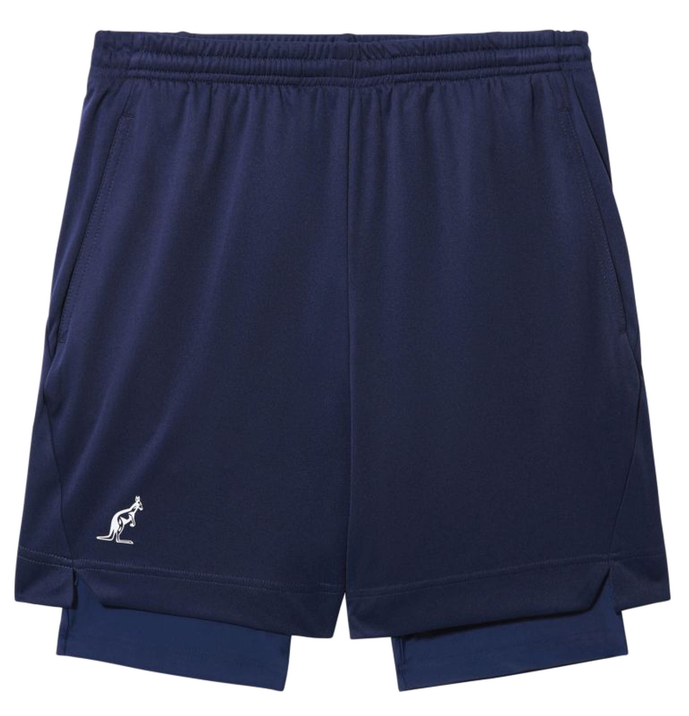 Мужские теннисные шорты Australian Ace Shorts with Lift - blue cosmo/blue cosmo