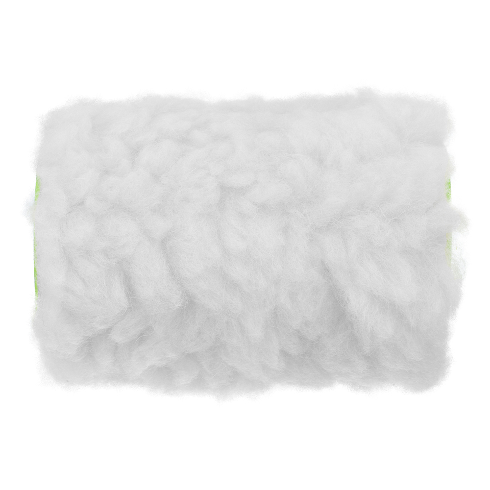 Валик сменный с натуральным мехом, 100 мм, ворс 12 мм, D 48 мм, D ручки 6 мм, Сибртех 80126