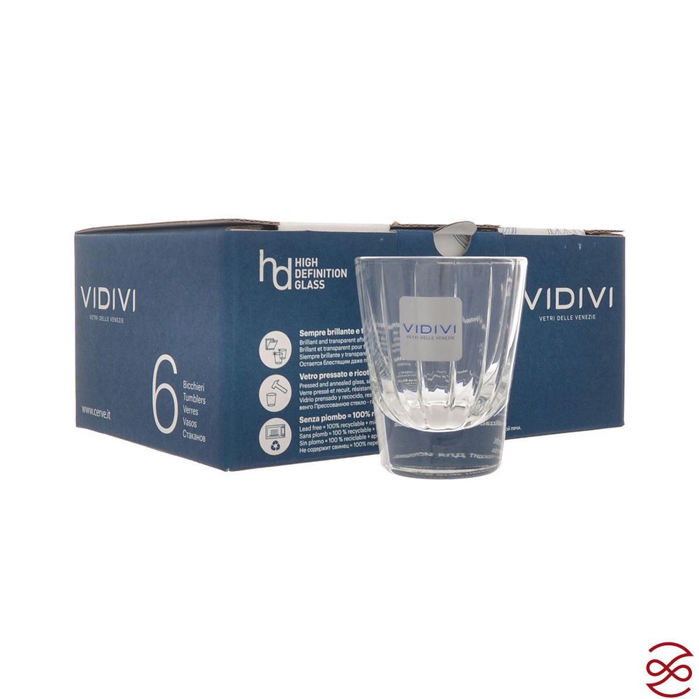 Набор стопок Vidivi Accademia 80 мл 7,2*5,7 см (6 шт)