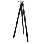 Вешалка напольная amundsen, 172 см, черно-белая/натуральное дерево