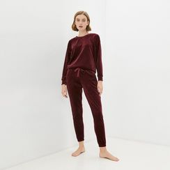 Лорен (бордо) L Костюм велюровый