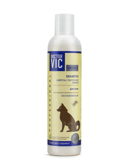DOCTOR VIC Шампунь с пантенолом для собак "Ваниль", 250 мл