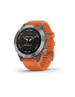 Умные спортивные часы Garmin FENIX 6 Sapphire - Титановые