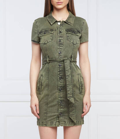 платье GUESS - оливковый (W2GK82 D4LT1)
