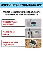 Таймер электронный кухонный CGPro