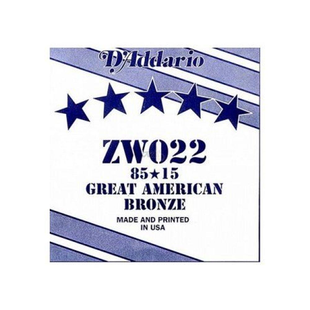 D`ADDARIO ZW022 одиночная струна