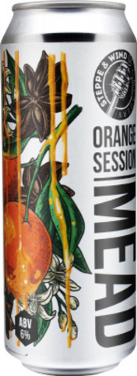 Медовуха Степь И Ветер Орандж Сэйшн / Mead Steppe & Wind Orange Session 0.45л - 10шт