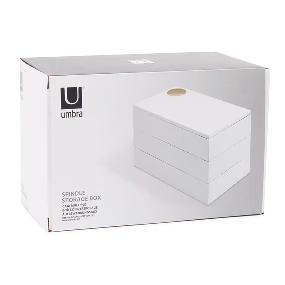 Шкатулка spindle белая