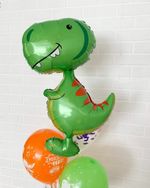 Г Шар фигура, Динозавр Малыш Тираннозавр, Зеленый, 38"/97см (БГ-24)