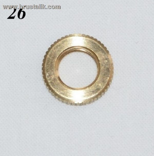 Гайка стопорная. Диам.16мм. Резьба М10 (№26)