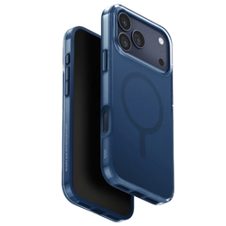 Uniq для iPhone 17 Pro Max чехол Clario Royal Blue (MagSafe)