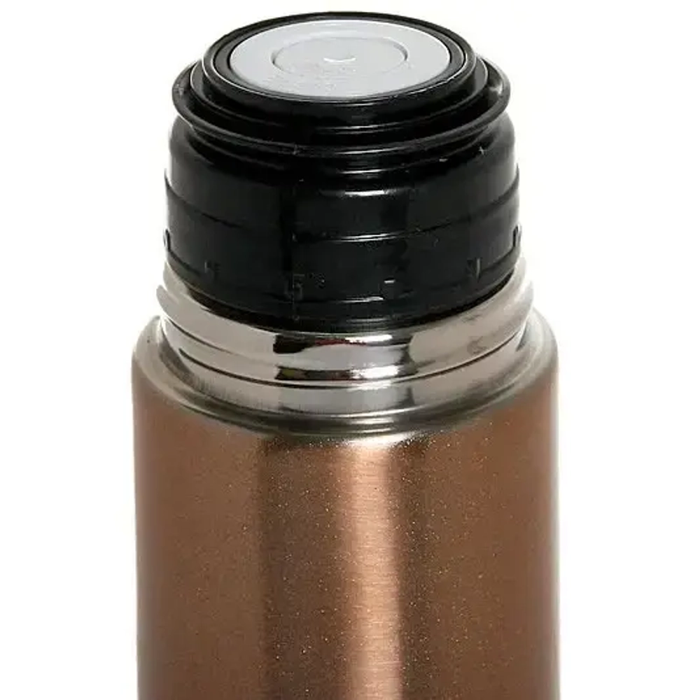 Термос с металлической колбой 500 мл «Серп и молот» розовое золото