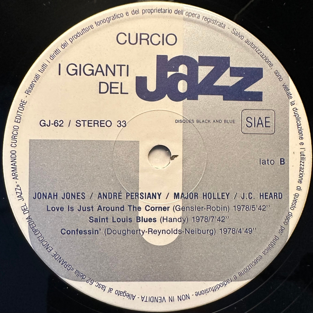 Сборник I Giganti Del Jazz Vol. 62