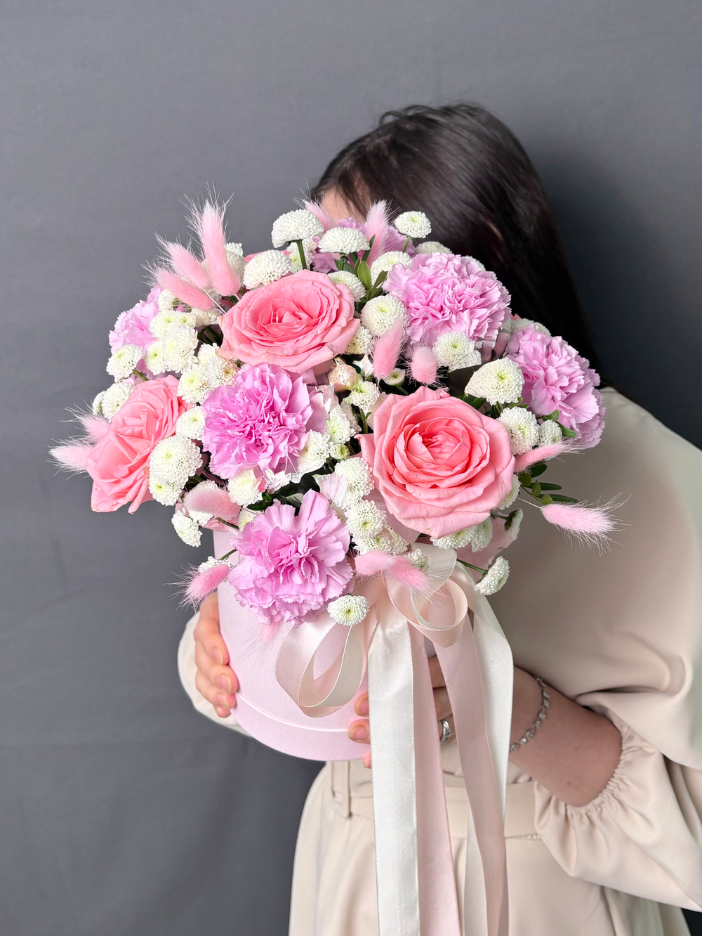 Композиция в коробке «Нежность»