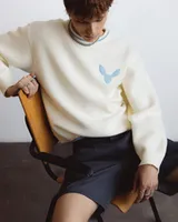 Сливочный свитер 