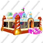 Надувной батут "Сладкий дворец"