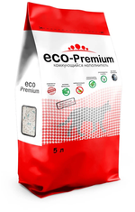 Eco premium наполнитель для кошек древесный blue